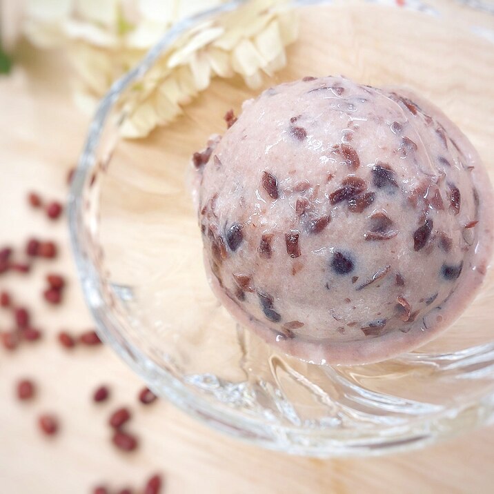小豆みるくアイスクリーム